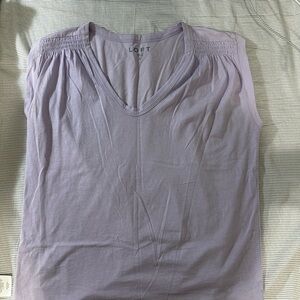 LOFT Women's Light Purple Tank Top